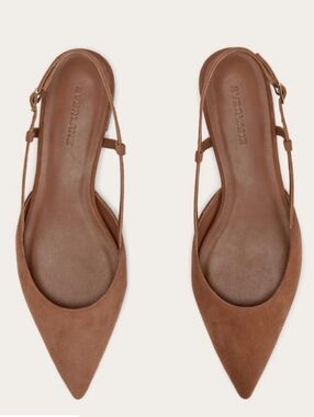 Everlane THE STUDIO SLINGBACK FLATS. Size 7.5
